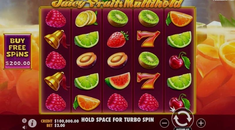 Slot de vídeo Juicy Fruits: funcionalidade de bónus em ação Slot de vídeo Juicy Fruits: funcionalidade de bónus em ação