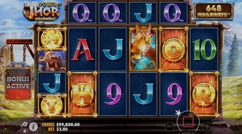 Slot de vídeo Power Of Thor Megaways: funcionalidade de bónus em ação Slot de vídeo Power Of Thor Megaways: funcionalidade de bónus em ação