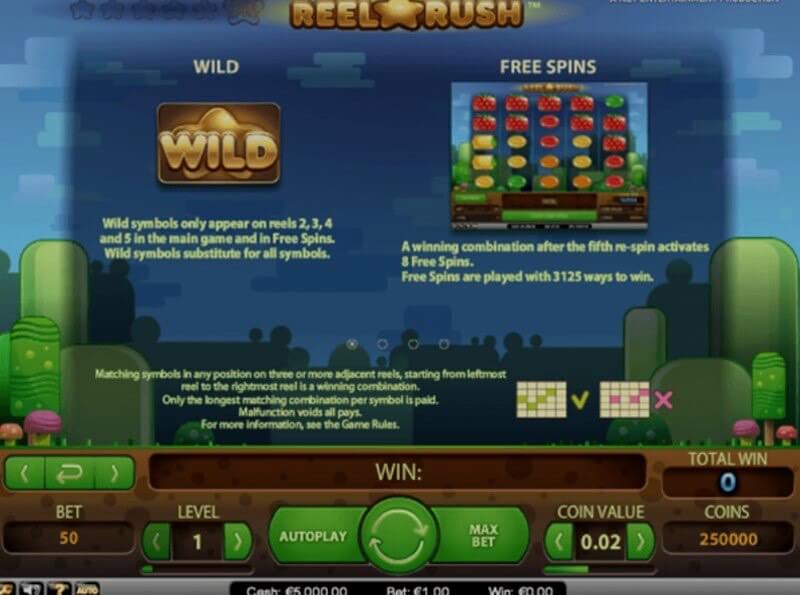 Slot de vídeo Reel Rush: ronda de rodadas grátis Slot de vídeo Reel Rush: ronda de rodadas grátis
