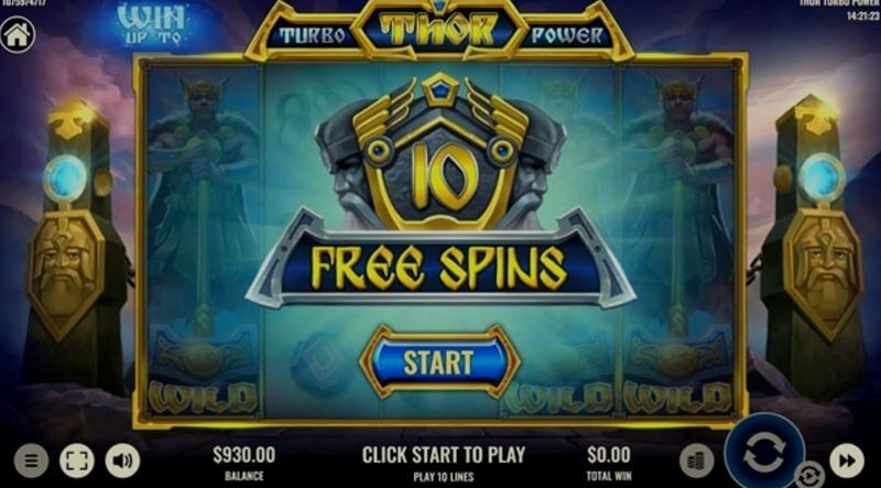 Video slot Thor Turbo Power: rolos e símbolos em jogo