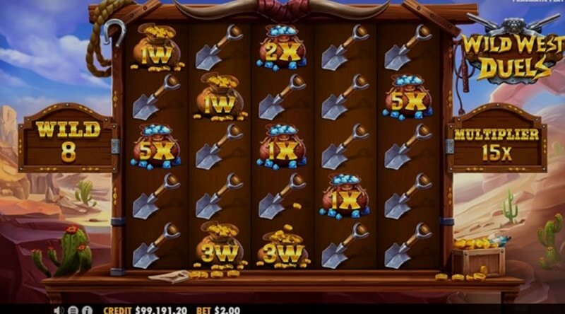 Відеослот Wild West Duels: бонусна функція в дії