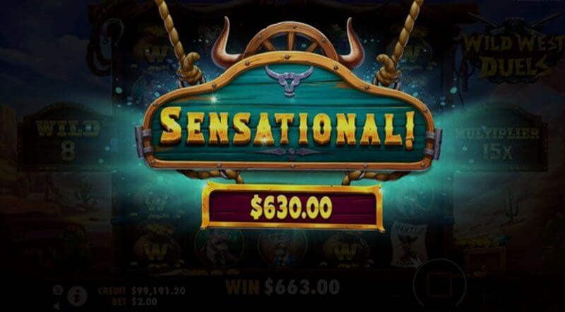 Відеослот Wild West Duels: раунд безкоштовних спінів