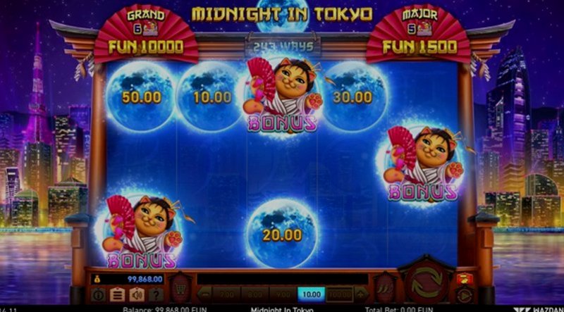 Midnight In Tokyo Slot – Demo and Free play