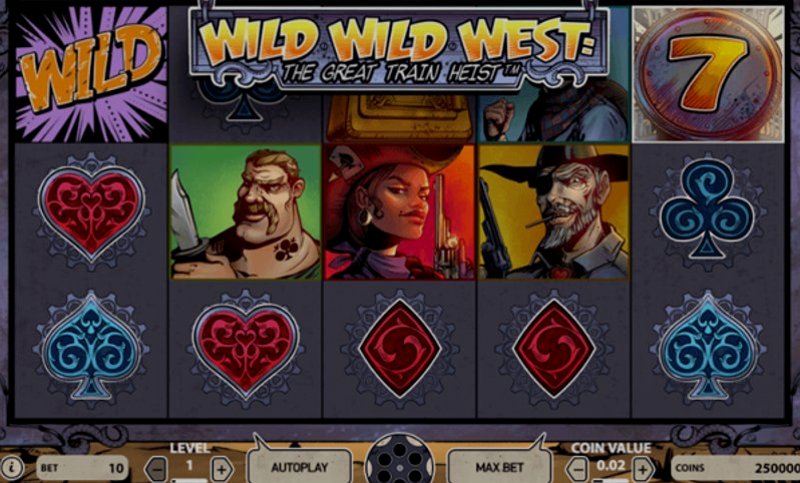 Плюсы и минусы Wild Wild West: игровой автомат Great Train Heist